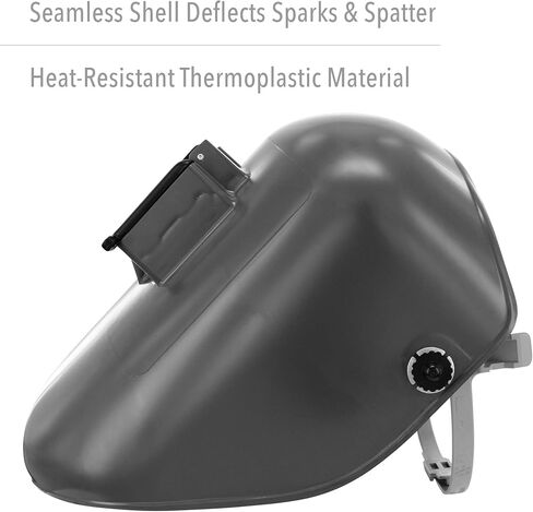 Fibre-Metal by Honeywell Tigerhood Classic Thermoplastic Welding Helmet, Gray (906GY) in Saudi Arabia