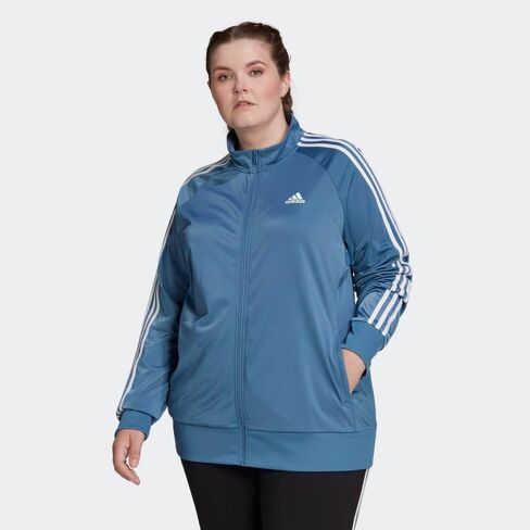 adidas Essentials 3-Stripes Track Jacket Womens Plus Size in Saudi Arabia