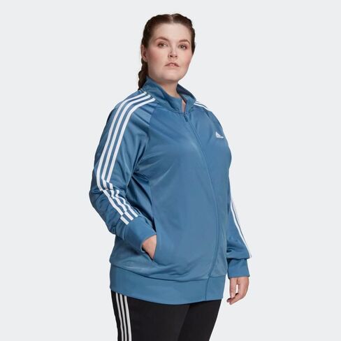adidas Essentials 3-Stripes Track Jacket Womens Plus Size in Saudi Arabia