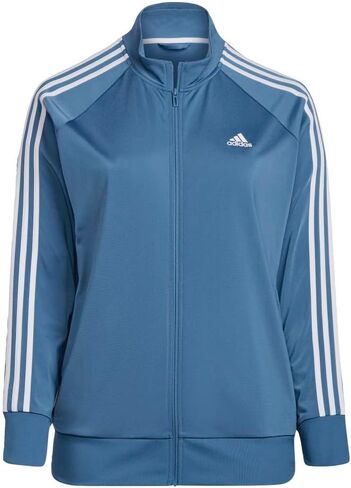 adidas Essentials 3-Stripes Track Jacket Womens Plus Size in Saudi Arabia