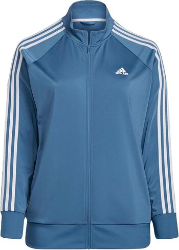 adidas Essentials 3-Stripes Track Jacket Womens Plus Size in Saudi Arabia
