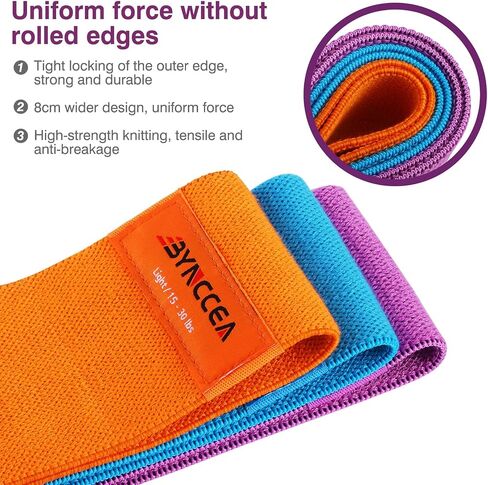 Resistance Loop Exercise Bands, Resistance Workout Elastic Band for Men and Women Resistance Bands Exercise Workout Bands for Home Fitness, Stretching, Strength Training, Physical Therapy in Saudi Arabia