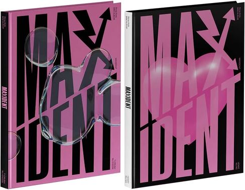 Stray Kids : MAXIDENT (T-Crush Ver.+Heart Ver. Set) Standard Edition Album CD-R+Photobook+Lyrics Paper+Photocards+Mini Poster+Face Sticker+(Extra 4 Photocards+1 Double-Sided Photocard+Mirror) in Saudi Arabia