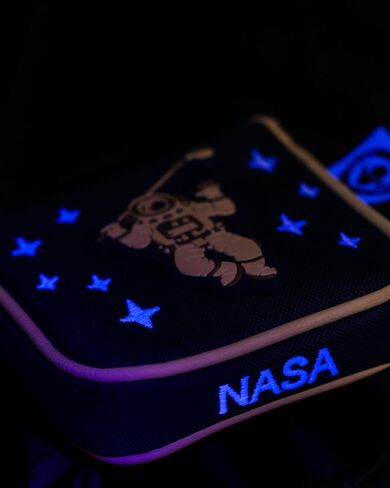 Pins & Aces NASA Head Cover - Premium, Hand-Made Leather Headcover - NASA Space Shuttle, Tour Quality Golf Club Cover - Style and Customize You Golf Bag in Saudi Arabia