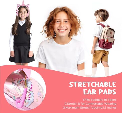 Kids Ear Protection,Noise Cancelling Sound Proof Headphones for Toddlers Children Teens,Sound Blocking Kids Hearing Protection Earmuffs for Concerts,Autism,Unicorn Gifts for Girls Age 1 Up in Saudi Arabia