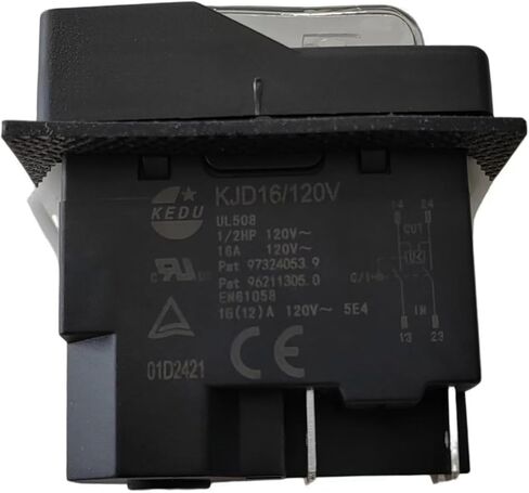 KJD16/120V On Off المفاتيح الكهرومغناطيسية مع غطاء مقاوم للماء KJD16 120V 16/12A 4Pins in Saudi Arabia