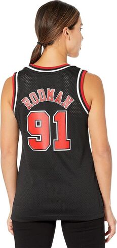 ميتشل ونيس NBA Swingman البديل جيرسي بولز 97 دينيس رودمان in Kuwait