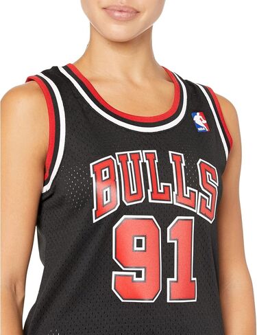 ميتشل ونيس NBA Swingman البديل جيرسي بولز 97 دينيس رودمان in Kuwait