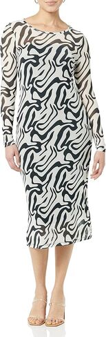 TEREA Women's Kenzie Mesh Midi Dress in Saudi Arabia