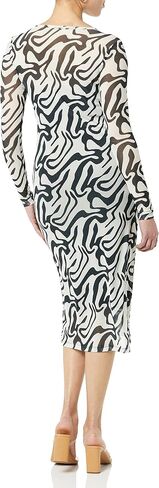 TEREA Women's Kenzie Mesh Midi Dress in Saudi Arabia