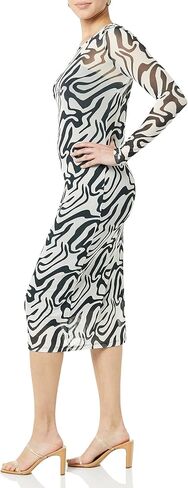 TEREA Women's Kenzie Mesh Midi Dress in Saudi Arabia