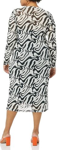 TEREA Women's Kenzie Mesh Midi Dress in Saudi Arabia