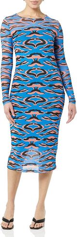 TEREA Women's Kenzie Mesh Midi Dress in Saudi Arabia