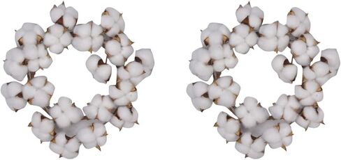 BESTOYARD Home Decor Home Decor Outdoor Decor of 2 10inch Real Cotton Cotton Decor Farmhouse Decor for The Home Front Door Decor Wreath Mini Small Home Decor Outdoor Decor Outdoor Decor in Saudi Arabia
