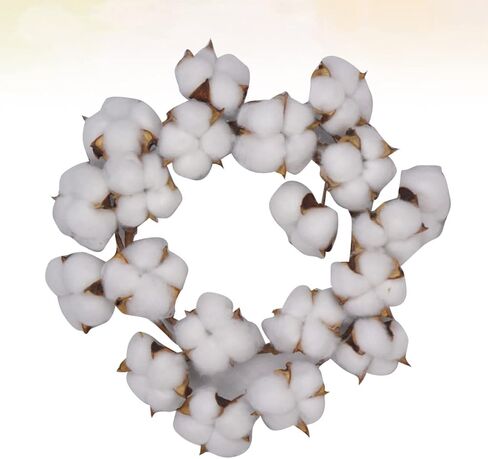 BESTOYARD Home Decor Home Decor Outdoor Decor of 2 10inch Real Cotton Cotton Decor Farmhouse Decor for The Home Front Door Decor Wreath Mini Small Home Decor Outdoor Decor Outdoor Decor in Saudi Arabia