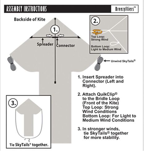 WindNSun BreezyFlier 57 Licensed Nylon Long Tail Delta Kites with SkyTails, Kite Handle, and Kite String in Saudi Arabia