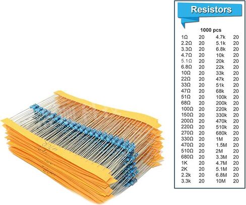 مجموعة مكونات إلكترونية مكونة من 1950 قطعة، ومقاومات، وصمام ثلاثي، ومكثفات، وثنائيات، وثنائي الفينيل متعدد الكلور، ومقياس الجهد، ومقاومة متغيرة، ومكبر صوت لـ Arduino UNO MEGA2560 Raspberry Pi MCU in Kuwait