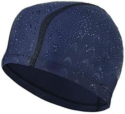 Fabric Swim Cap for Men Nylon Swim Cap Bathing Cap for Adult Swim Hat Waterproof Swim Cap for Long Hair Men Women in Saudi Arabia