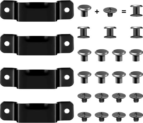 Small Metal Tape Measure Holder Clip Measuring Tape Belt Holder Occidental Tape Tool Tape Measure Belt Clip Tape Holder for Tool Belt with Mounting Screw for Drill Leather Pocket Tool (8 Set) in Kuwait