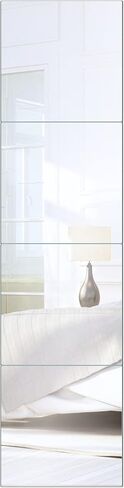 Mirror Tiles Home, 10'' x 12'' Frameless Wall Mounted Mirror(4Pcs), Glass Wall Mirror for Home Gym, Door, Bedroom, Living Room in Saudi Arabia
