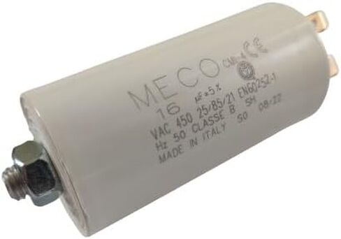 Made in Italy Motor Electrolytic Comar Condenser Capacitor 16 UF - 15.3UF ~ MKA 16UF ~ 16.8UF 450V Vac in Saudi Arabia