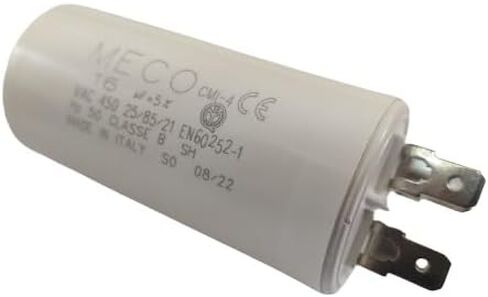 Made in Italy Motor Electrolytic Comar Condenser Capacitor 16 UF - 15.3UF ~ MKA 16UF ~ 16.8UF 450V Vac in Saudi Arabia