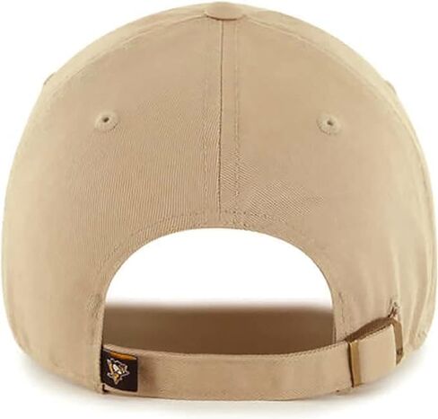 '47 Pittsburgh Penguins Hat Mens Womens Clean Up Adjustable Cap, Khaki, One Size in Saudi Arabia