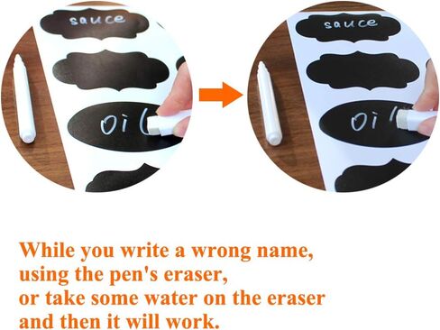6 Pack 25 oz Sports Water Bottles Sports and Fitness Squeeze Water Bottles BPA Free come with 8 pcs Chalk Labels, 1 Pen(Dishwisher Safe) in Kuwait