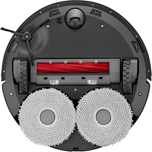 roborock Rubber Main Brush Cover Replacement for Roborock Q Revo, Roborock Qrevo MaxV, Roborock Qrevo S, and Q Revo Pro Robot Vacuum Cleaner, Roller Brush Cover Accessories Parts (Black) in Saudi Arabia