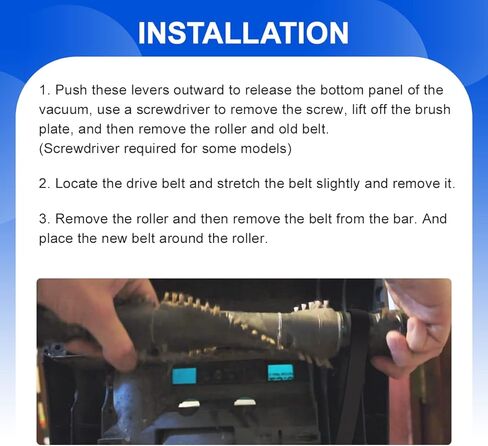 أحزمة مكنسة كهربائية LANMU 562289001 لموديلات مكنسة كهربائية Hoover Windtunnel UH71250 UH70120، استبدال الجزء AH20065 (عبوتان) in Kuwait