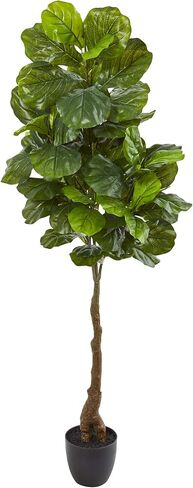 Nearly Natural 64in. Fiddle Leaf Artificial Tree (Real Touch) in Saudi Arabia