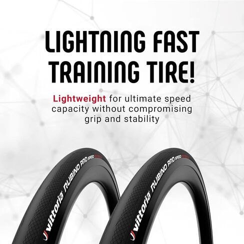 Vittoria Rubino Pro IV Speed G2.0 - Performance Road Bike Tire - Foldable Bicycle Tires in Saudi Arabia