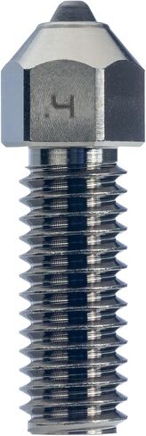 فوهات Diamondback - متوافقة مع K1 وK1 Max وM4 - فوهات طابعة ثلاثية الأبعاد ذات طرف ماسي صلب متعدد البلورات، بثق محسّن، أي خيوط، عمر طويل، مقاومة للاهتراء، طبقة التصاق، صناعة أمريكية (0.4 مم) in Kuwait