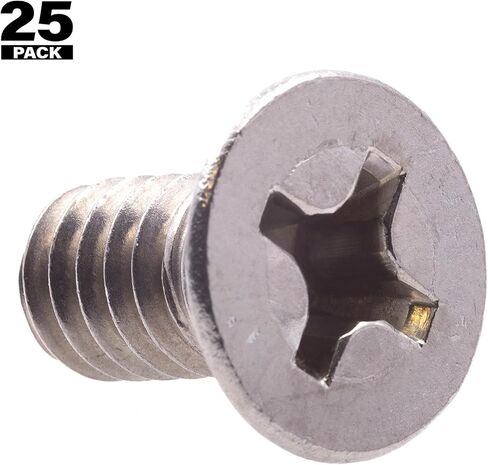 براغي آلة Prime-Line 9001750، رأس مسطح، محرك فيليبس، 1/4 بوصة -20 × 1/2 بوصة (25 حزمة) in Kuwait