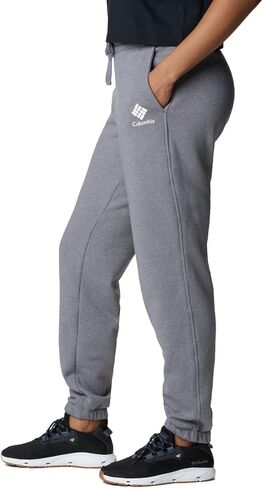 Columbia Women's Trek Jogger, City Grey Heather/White Logo, 2X Plus in Saudi Arabia
