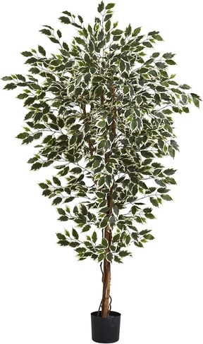 Nearly Natural 6ft. Hawaiian Ficus Tree in Kuwait