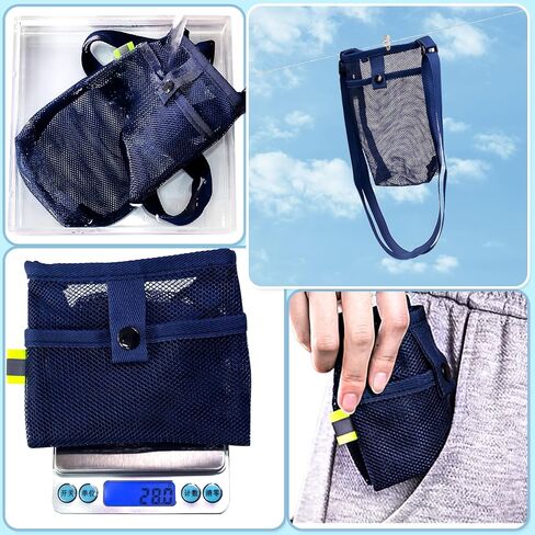 2 Pcs Water Bottle Holder, Mesh Water Bottle Bag with Adjustable Shoulder Strap, Lightweight Water Bottle Crossbody with Pocket, Water Bottle Carrier for Gym, Running, Cycling, Camping in Saudi Arabia