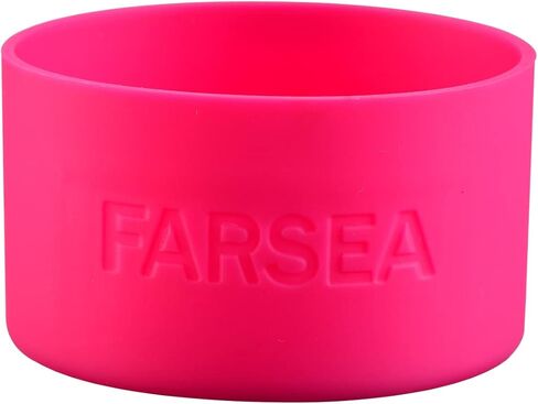 Farsea Protective Silicone Boot for 12oz - 40oz Stainless Steel Insulated Water Bottles, Anti-Slip Sleeve Cover, Bottom Boot in Kuwait