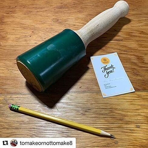 Schaaf Wood Carving Tools 15oz Small Wooden Mallet | Wood Tools Woodworking | Wood Hammer | Comfortable Handle Reduces Hand Fatigue | Urethane Reducer Noise, Absorbs Force to Protect Woodworking Tools in Saudi Arabia