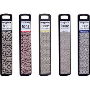 Hone FIVER مجموعة حجر الماس السويسري للتزلج والتزحلق على الجليد، أسود، 120 مم in Kuwait