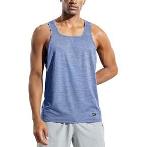 MIER Men's Sleeveless Workout Shirts Quick Dry Swim Athletic Gym Running Muscle Beach Tank Tops for Men