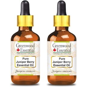 Pure Juniper Berry Essential Oil (Juniperus communis) Steam Distilled 15ml (0.50 oz)