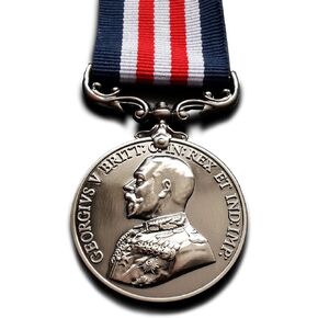 الميدالية العسكرية (MM) الشجاعة في الميدان ww1 الملكية البريطانية جورج ضد