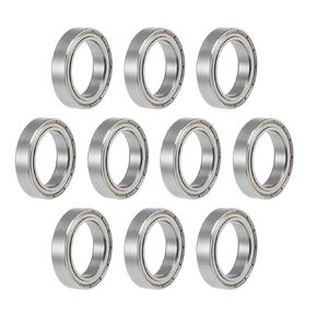 uxcell MR1319ZZ Deep Groove Ball Bearings 13mm x 19mm x 4mm Double Shielded Chrome Steel P0(ABEC1) 10pcs
