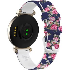 Replacement Bands Compatible with Garmin Lily 2,For Women,Pattern Silicon Sport Straps,Large Small wristband For Lily2