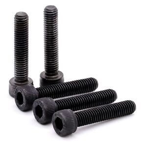 Glvaner M6-1.0mm x 25mm Thread Length Socket Head Cap Screws 30 Pcs Grade 12.9 Alloy Steel Black Oxide Exterior Finish 18-8 Full Thread Coverage