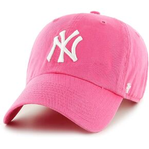 '47 Forty Seven Women's Brand Yankees Hat Ball Cap Hot Pink