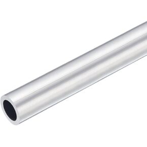 uxcell 6063 Aluminum Round Tube, 22mm OD 18mm Inner Dia 400mm Length Pipe Tubing for Industry DIY Projects