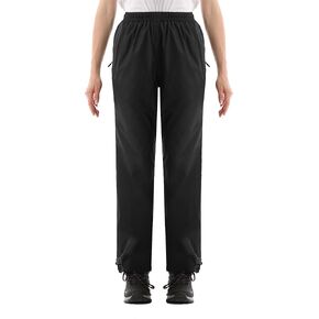 iCreek Women's Rain Pants Waterproof Zipper Pocket Windproof Hiking Pants Lightweight Over Pants Outdoor for Fishing, Rainy