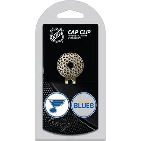 Team Golf Adult-Unisex's Cap Clip with 2 Golf Ball Markers